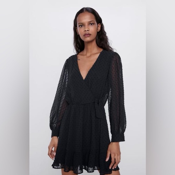 ✨SOLD OUT✨ Zara Mesh Mini Romper Wrap - Picture 5 of 9